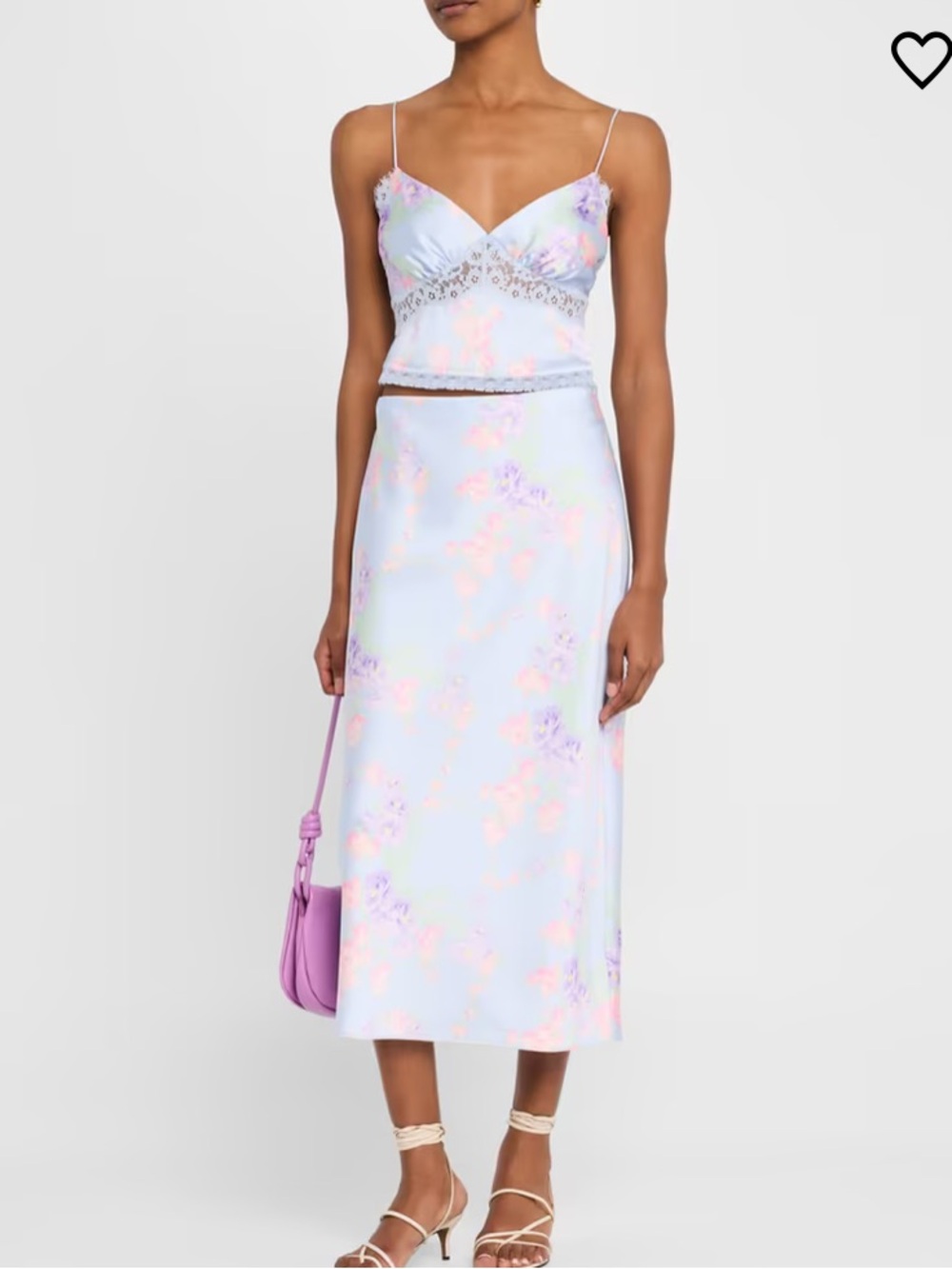 LoveShackFancy Set Spritely Cami and Castle Skirt